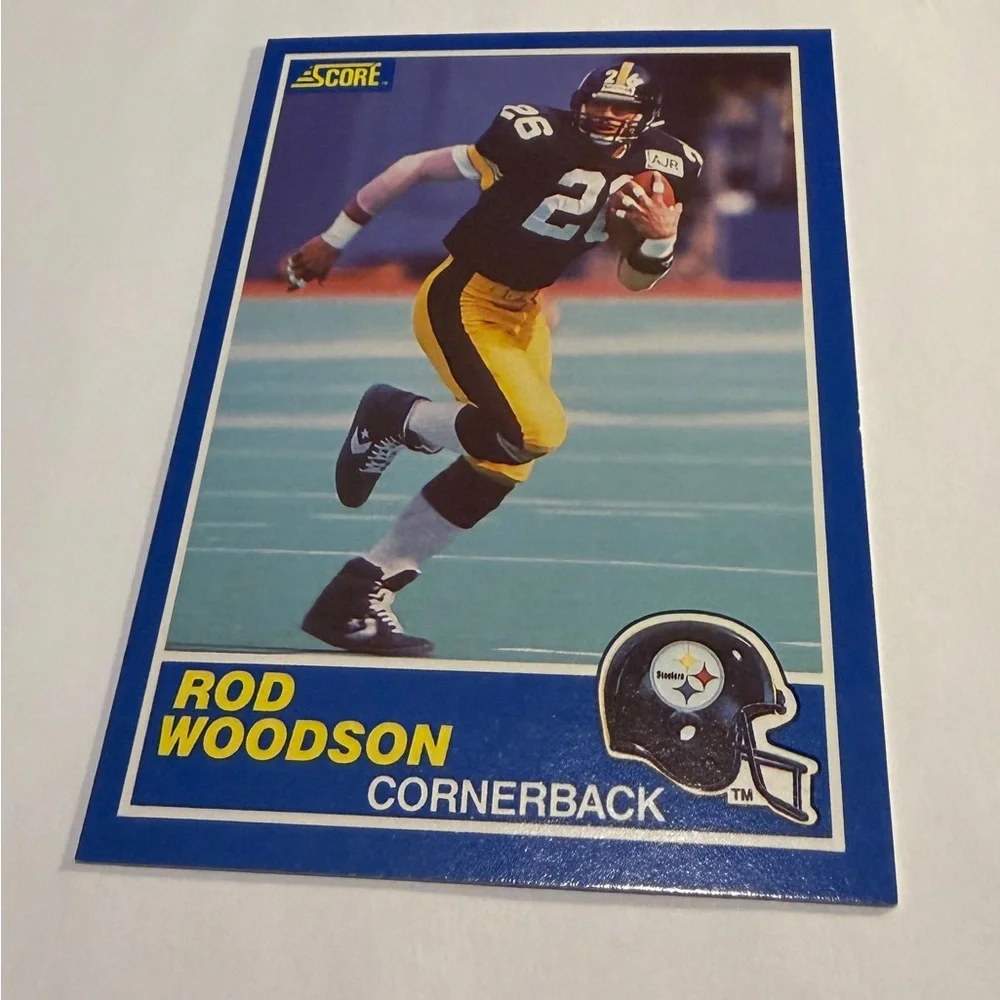 Rod Woodson RC Rookie 1989 Score Football Card Vintage Collectible